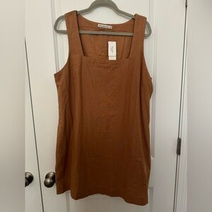 NWT A&F linen mini dress
